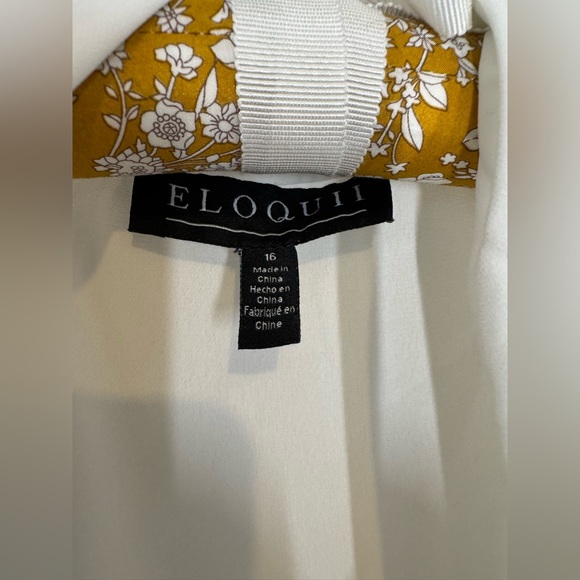 Eloquii White Sleeveless Blouse - Picture 3 of 8